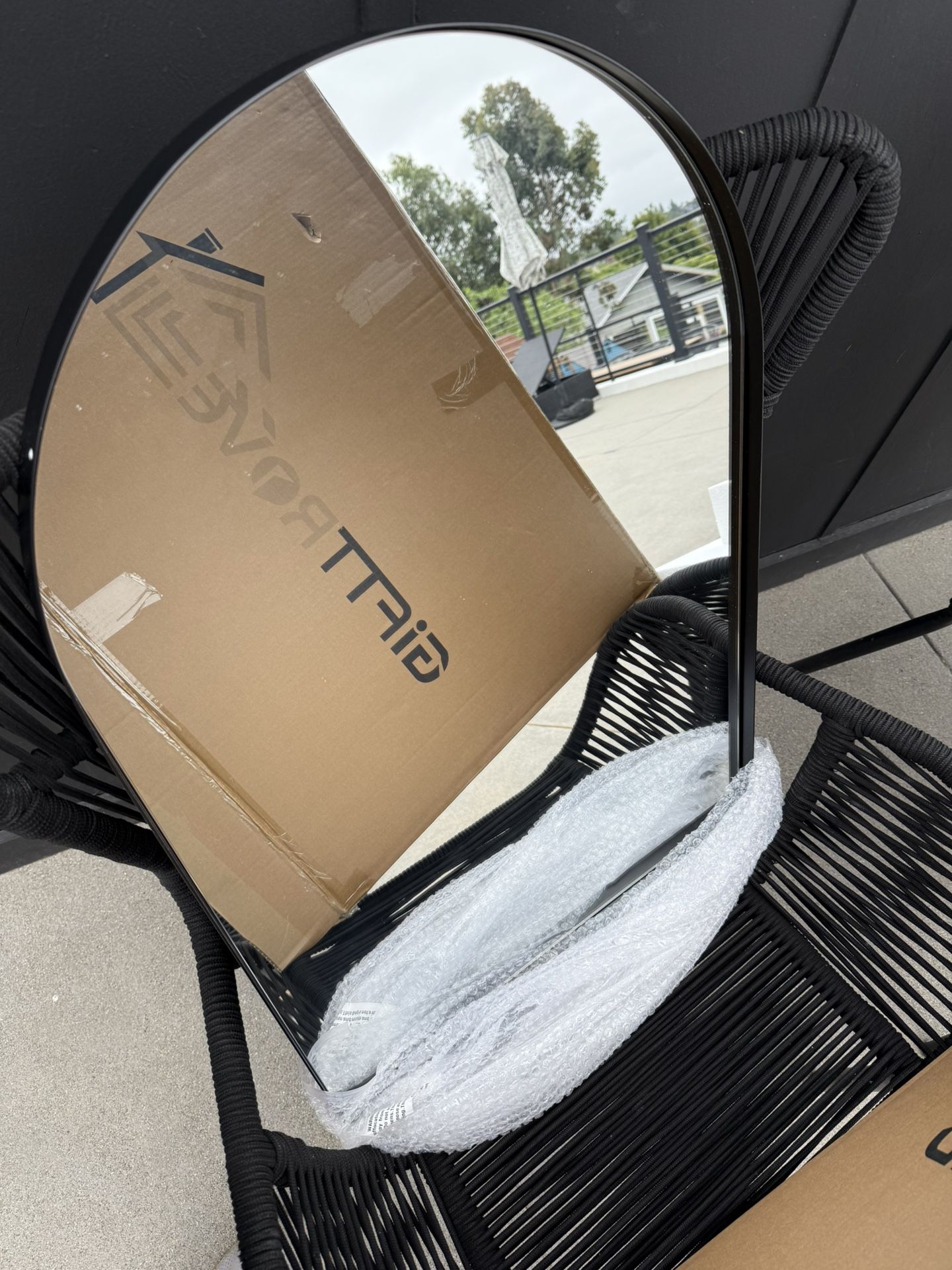 Three 20x30 Inch Arch Mirrors