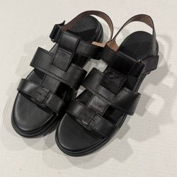 Woman's Cole Haan Grandpro Rally Fisherman Sandal - Black - Size 11B
