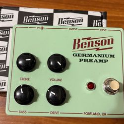 Benson Amps Germanium Preamp