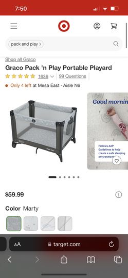 Graco Pack And Play Grey