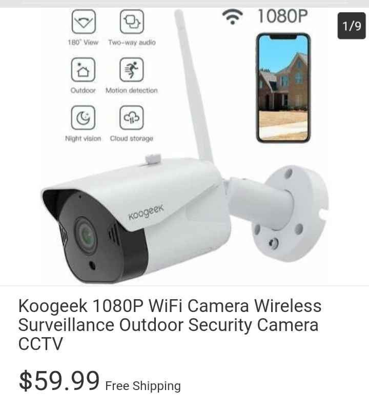 1080p Wifi Security Camera