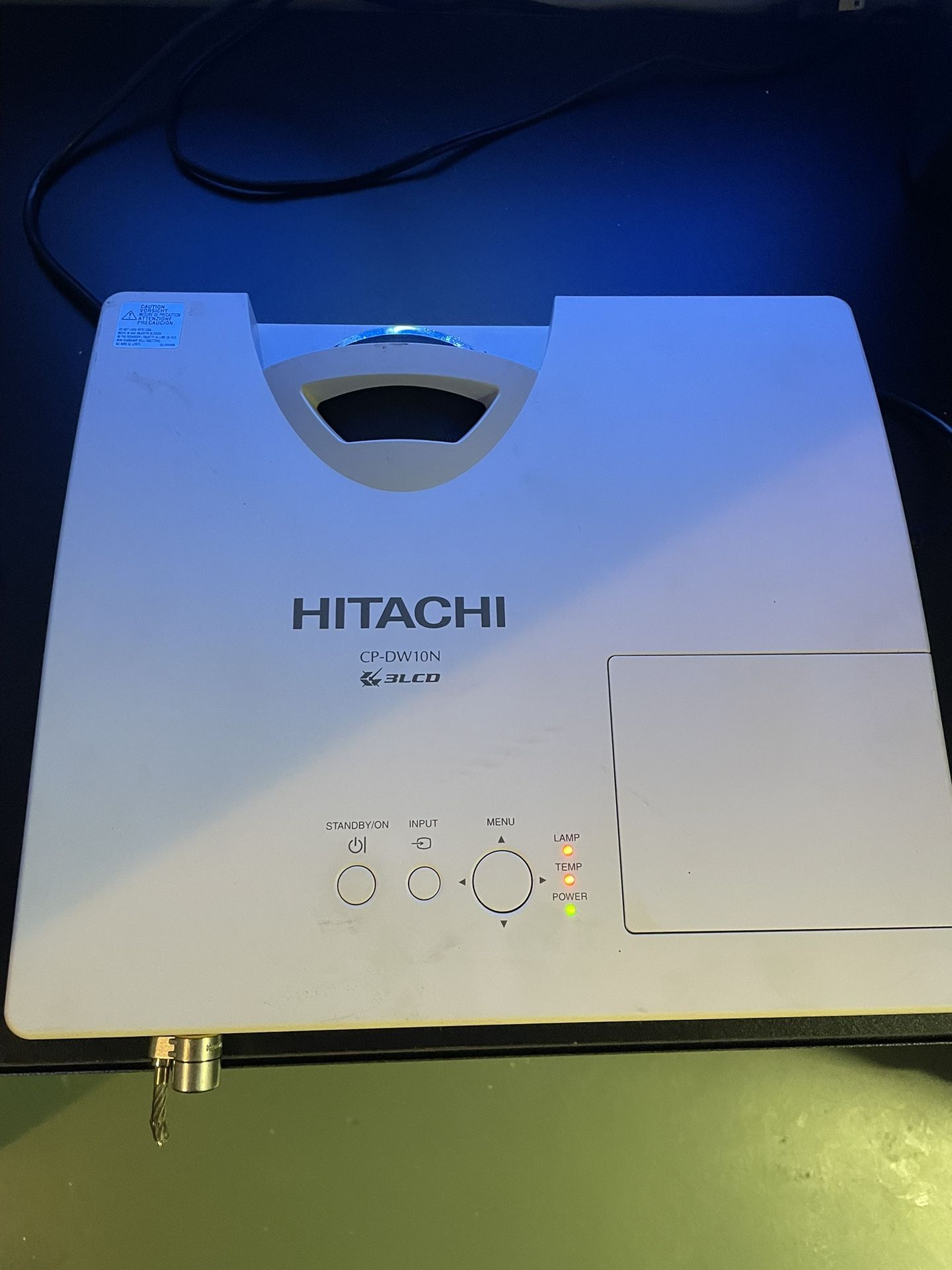 Hitachi CP-DW10N Projector LCD - Tested Powers On - Fast Shipping!