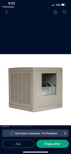 4500 CFM champion cooler side Drive or down Scratch and dent