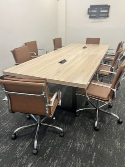 Conference Table With 8-chairs 