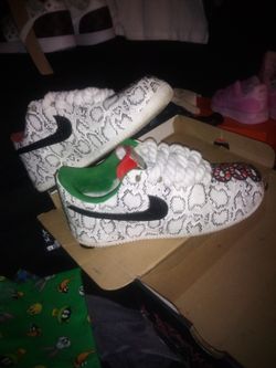 Custom Air Forces (Gucci & Snake Skin)(11)