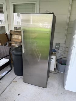 Convertible Fridge Freezer Stainless Steel