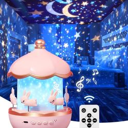 Cute Bunny Projector Night Light 