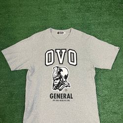 Bape x Ovo general grey tee