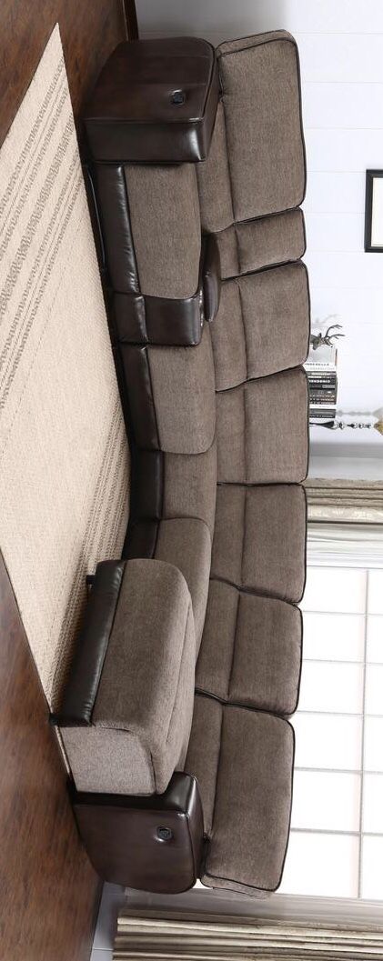 Siena Brown Gray RAF Reclining Sectional /couch /Living room set,New Products : American Fashion Style Bags On Sale
