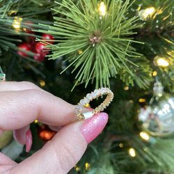 14k LAB DIAMOND RING 