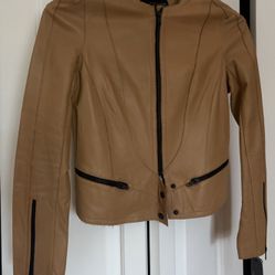 New  Leather Moto Jacket Size Small 