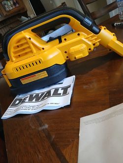 20v Dewalt Cordless vaccum portátil Only Tool
