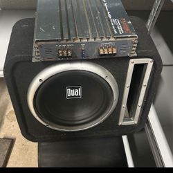 10" Subwoofer & car Amplifier Set