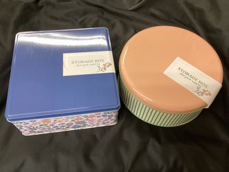 New Food Safe Storage Tins (Round Or Square)