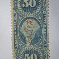 United States Internal Revenue Conveyance stamp from the 19th century, 