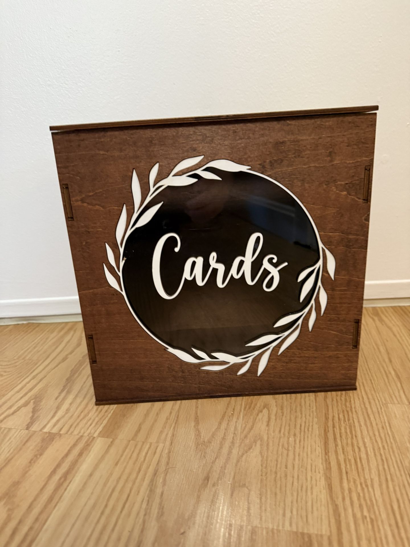 Wedding Card Box (Large) Rustic Wood