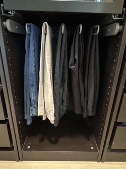 IKEA KOMPLEMENT Pull-Out Pants/Jeans Rack – Closet Organizer