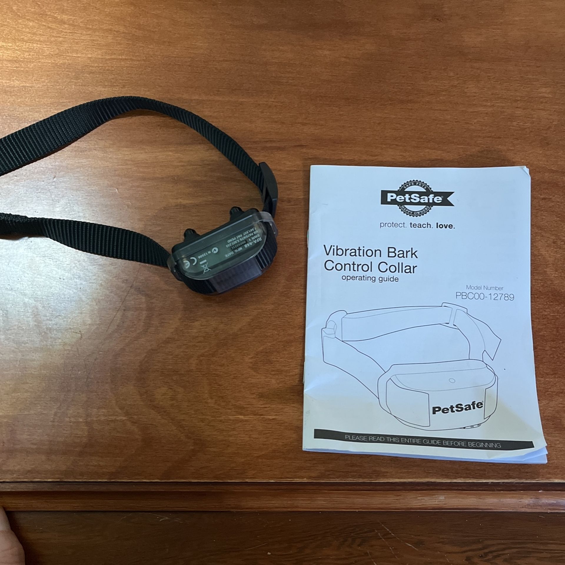 Vibration Bark Control Collar