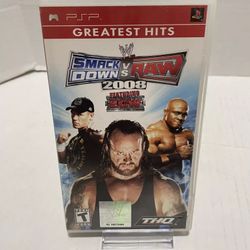 WWE SmackDown vs. Raw 2008 Featuring ECW (Sony PSP, 2007) Complete CIB