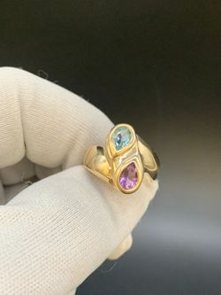 14KT GOLD LADIES RING #34596
