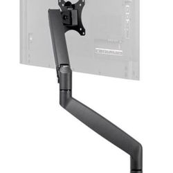 Monoprice Single Monitor Adjustable Gas Spring Desk Mount - Black, Supports Up to 34 inch Monitors, 19.8 LBS Display Weight, Smooth Full-Motion Black 