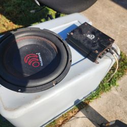 Car Audio Subwoofer and Amp