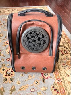 Petrip Brown Pet Carrier Backpack