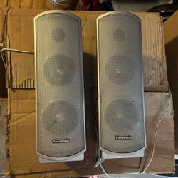 M4 Panasonic SB-FS730 Speakers 2pc Surround Sound ~ Tested