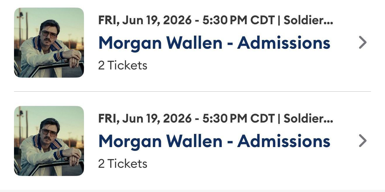 Morgan Wallen Concert Tickets - Chicago