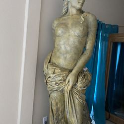 Greek goddess statue