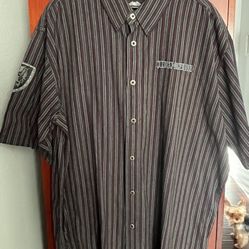 Harley-Davidson button up.