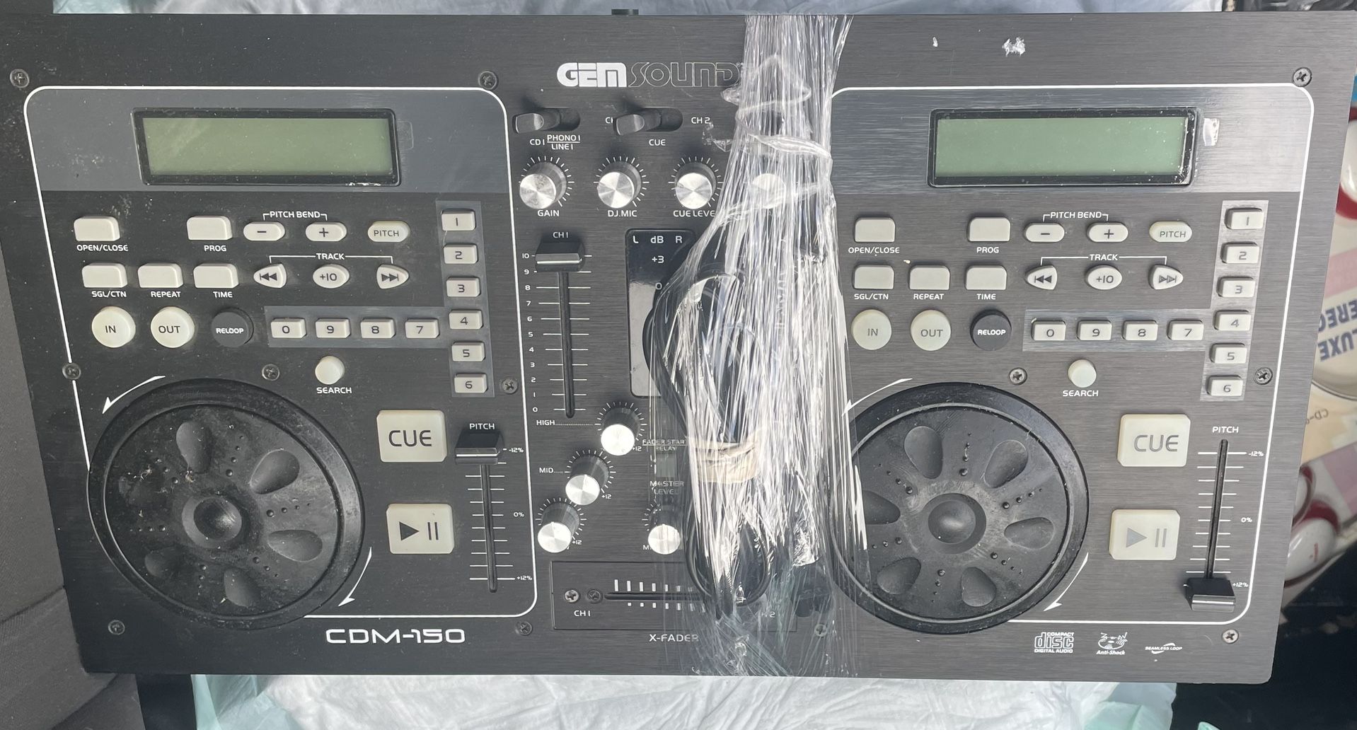 Gem Sound CDM-150 DJ Mix Board Excellent Shape