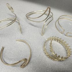 5 Arm Bracelets Jewelry Bundle 