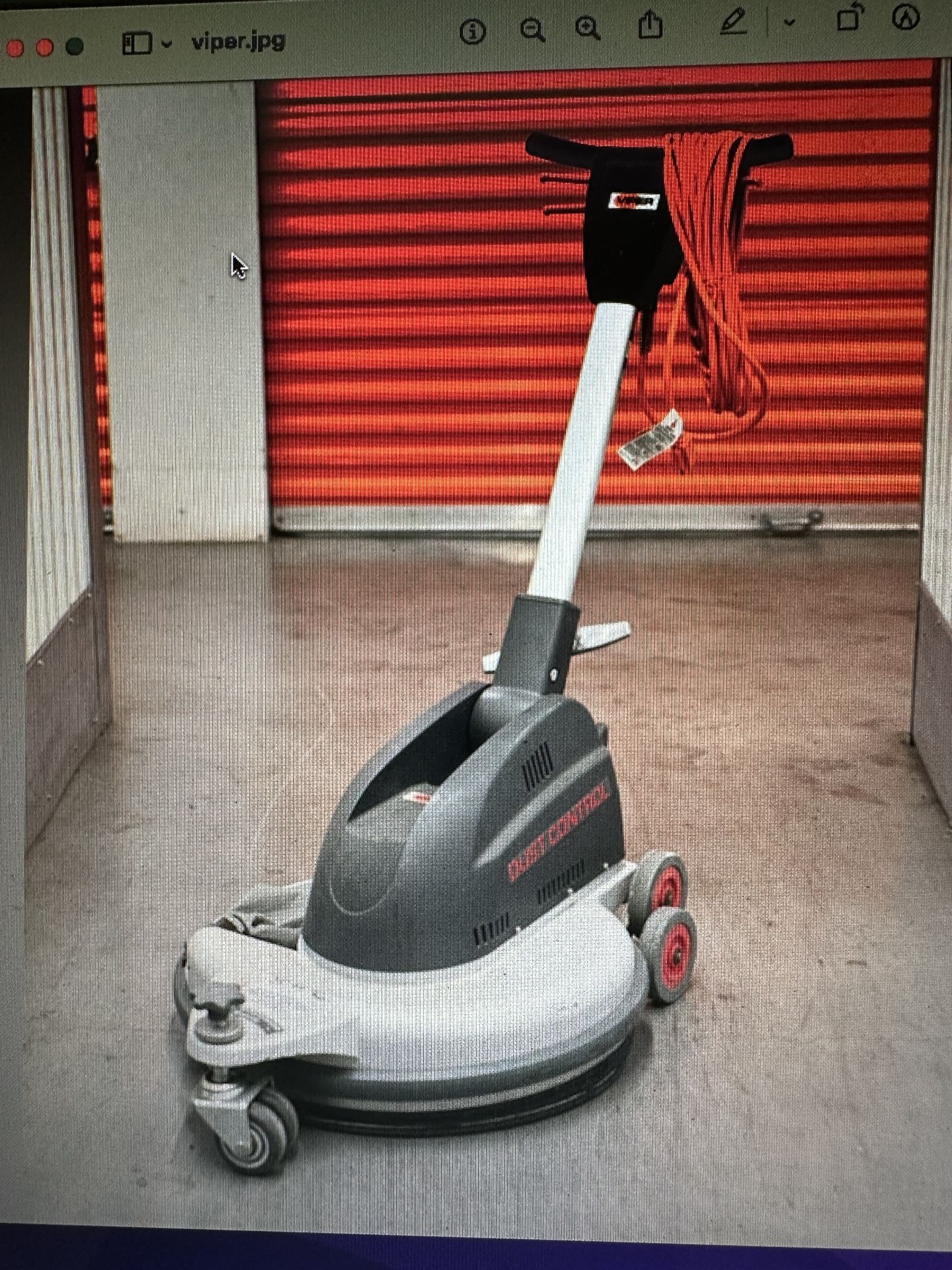 Viper Dragon Floor Burnisher w Dust Control