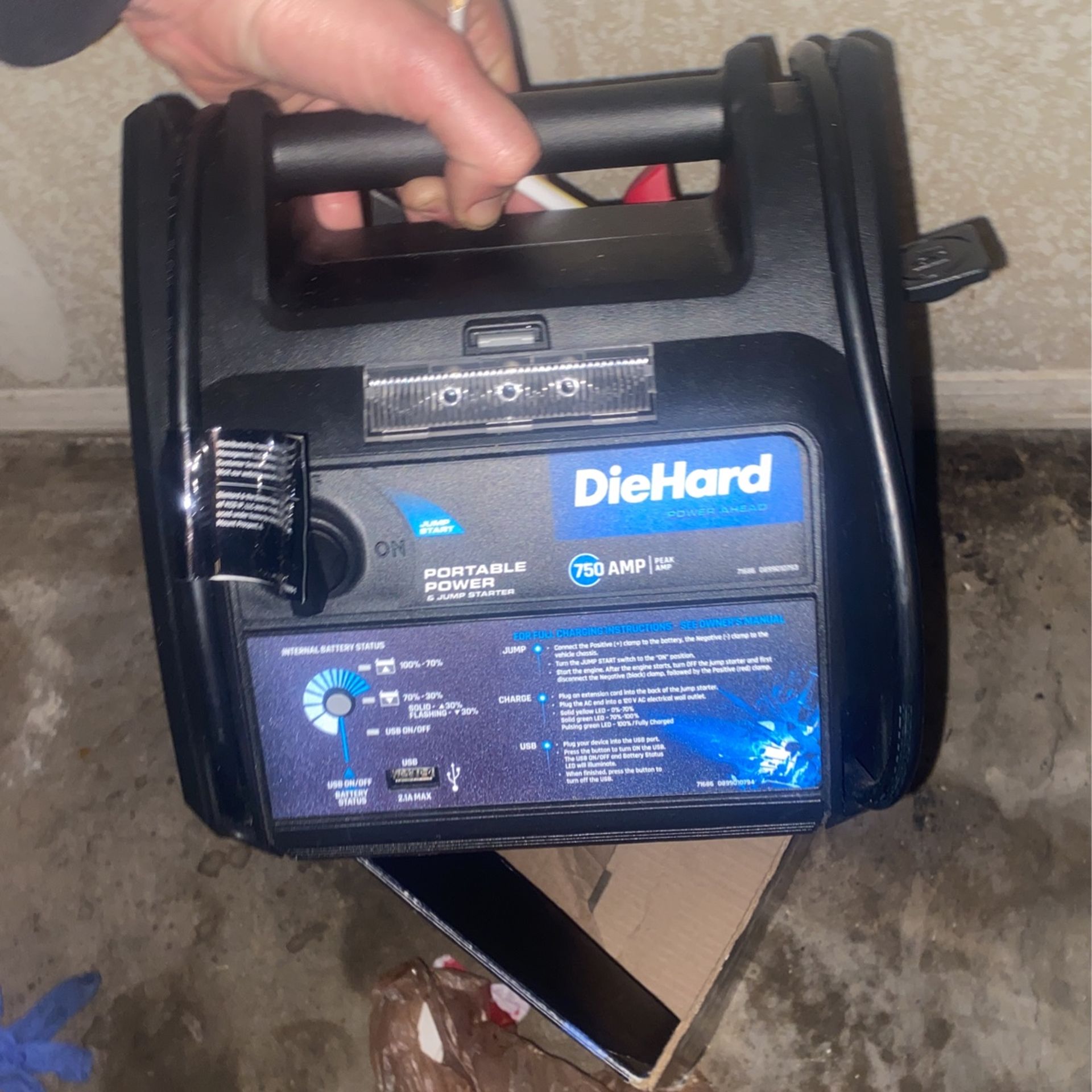 Power Ahead DieHard PortablePower (Car Battery Jumper/ Charger) for Sale in Glendale, AZ OfferUp