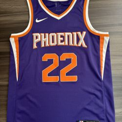 Nike Deandre Ayton Phoenix Suns #22 Purple Icon Swingman Jersey 48 Men’s L