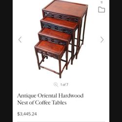 Antique Oriental Tables 