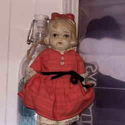 Antique Vintage 1930S Porcelain Doll Handmade From Japan. Clothing Is Also Handstitched As You Can See In The Photos. Very Rare