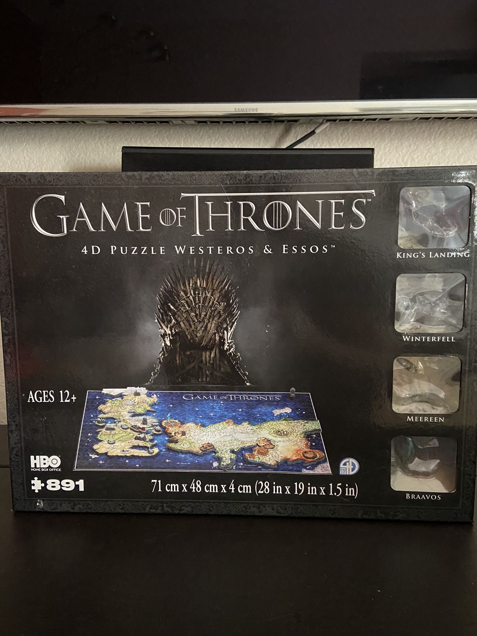 Game of Thrones 4D puzzle Westeros & Essos