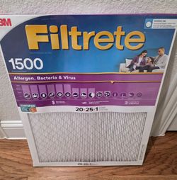 Pleated Air Filter ,20x25x1
