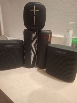 2️⃣bose Bluetooth speakers..2️⃣ ue boom  ..1️⃣wonderboom