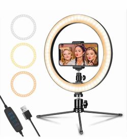 10” selfie light, new