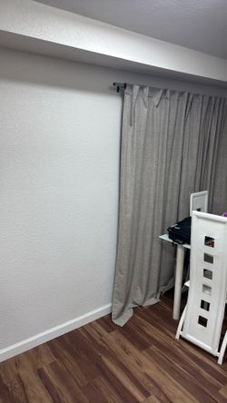 Blackout Curtains for Bedroom - Nature Linen 84 Inch Long 100% Light Blocking 2 Panels Set