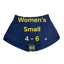 Women's Champion Small 4 - 6 Shorts Sport Woven Elastic Waist Activewear Athletic Active New
