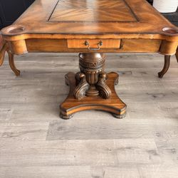 Luxury Chess & Backgammon Game Table-Solid Wood