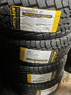 LT265/75/16 As plus 4 new tires installed and balanced ✅🔥