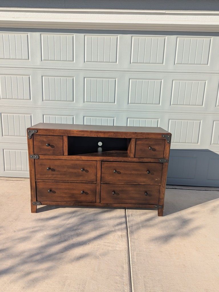 Dresser (with mirror), & Nightstand