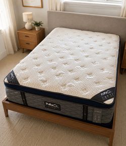 Puffy Royal Hybrid Cal King Mattress - Like New Condition