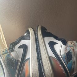 Reflective Kids Jordan’s Size 11 C 