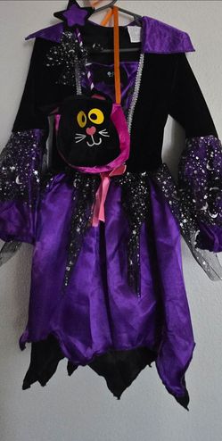 Kids light up witch costume size 4-6